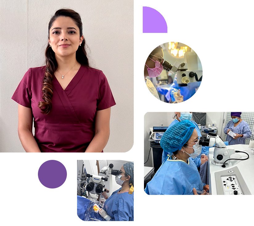 Oftalmologa Samara Escamilla imagen compuesta